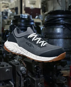 Bottes Et Chaussures De Travail|Chaussures À Enfiler*KEEN Arvada Shift Work Sneaker Pour Homme (Carbon-Fiber Toe)  |  Steel Grey/Gum SteelGrey/Gum