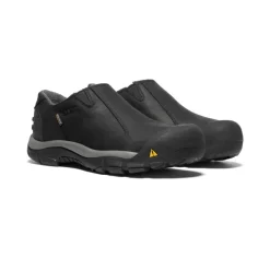 Imperméable À L'eau|Chaussures À Enfiler*KEEN Brixen Waterproof Low Pour Homme  |   Black/Gargoyle