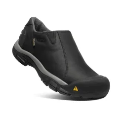 Imperméable À L'eau|Chaussures À Enfiler*KEEN Brixen Waterproof Low Pour Homme  |   Black/Gargoyle