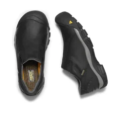 Imperméable À L'eau|Chaussures À Enfiler*KEEN Brixen Waterproof Low Pour Homme  |   Black/Gargoyle