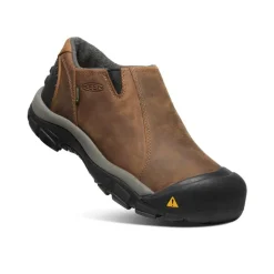 Imperméable À L'eau|Chaussures À Enfiler*KEEN Brixen Waterproof Low Pour Homme  |  Slate Black/Madder Brown SlateBlack/MadderBrown
