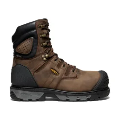 Bottes Et Chaussures De Travail|Imperméable À L'eau*KEEN CSA Camden 8" Insulated Waterproof Boot (Carbon-Fiber Toe) Pour Homme  |  Dark Earth/Black DarkEarth/Black