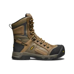 Bottes Et Chaussures De Travail|Imperméable À L'eau*KEEN CSA Davenport 8" Insulated Waterproof Boot Pour Homme  |  Dark Earth/Inca Gold DarkEarth/IncaGold