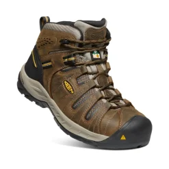 Bottes Et Chaussures De Travail|Bottes*KEEN CSA Flint II Boot (Steel Toe) Pour Homme  |  Cascade Brown/Golden Rod CascadeBrown/GoldenRod