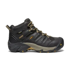 Bottes Et Chaussures De Travail|Imperméable À L'eau*KEEN CSA Lansing Mid (Steel Toe) Pour Homme  |  Raven/Tawny Olive Raven/TawnyOlive
