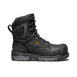 Bottes Et Chaussures De Travail|Imperméable À L'eau*KEEN CSA Philadelphia 8" Insulated Waterproof Boot (Carbon-Fiber Toe) Pour Homme  |   Black/Gargoyle