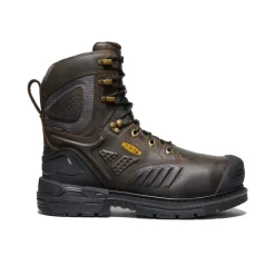 Bottes Et Chaussures De Travail|Imperméable À L'eau*KEEN CSA Philadelphia+ 8" Internal MET Waterproof Boot (Carbon-Fiber Toe) Pour Homme  |  Cascade Brown/Black CascadeBrown/Black