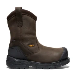 Bottes Et Chaussures De Travail|Imperméable À L'eau*KEEN CSA Philadelphia Wellington Waterproof (Carbon-Fiber Toe) Pour Homme  |  Cascade Brown/Black CascadeBrown/Black