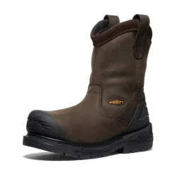 Bottes Et Chaussures De Travail|Imperméable À L'eau*KEEN CSA Philadelphia Wellington Waterproof (Carbon-Fiber Toe) Pour Homme  |  Cascade Brown/Black CascadeBrown/Black
