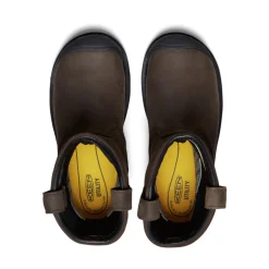 Bottes Et Chaussures De Travail|Imperméable À L'eau*KEEN CSA Philadelphia Wellington Waterproof (Carbon-Fiber Toe) Pour Homme  |  Cascade Brown/Black CascadeBrown/Black