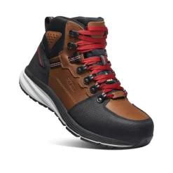 Bottes Et Chaussures De Travail|Imperméable À L'eau*KEEN CSA Red Hook Waterproof Boot (Carbon-Fiber Toe) Pour Homme  |   Tobacco/Black