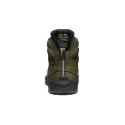 Bottes Et Chaussures De Travail|Imperméable À L'eau*KEEN CSA Reno Mid KBF Waterproof (Carbon-Fiber Toe) Pour Homme  |  Dark Olive/Black DarkOlive/Black