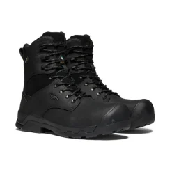 Bottes Et Chaussures De Travail|Imperméable À L'eau*KEEN CSA Rockford 8" Waterproof Boot (Composite Toe) Pour Homme  |   Black/Black
