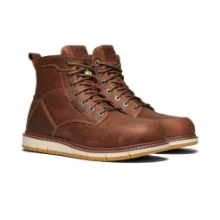 Bottes Et Chaussures De Travail|Bottes*KEEN CSA San Jose 6" (Aluminum Toe) Pour Homme  |  Gingerbread/Off White Gingerbread/OffWhite