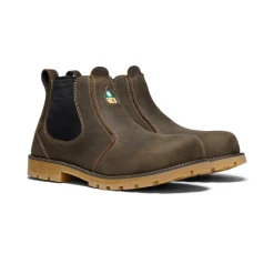 Bottes Et Chaussures De Travail|Chaussures À Enfiler*KEEN CSA Seattle Romeo (Carbon-Fiber Toe) Pour Homme  |  CASCADE BROWN/GUM CASCADEBROWN/GUM