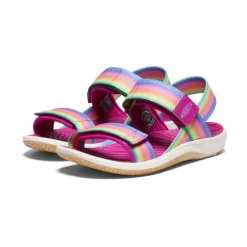 Sandales*KEEN Elle Backstrap Pour Jeunes  |  Rainbow/Festival Fuchsia Rainbow/FestivalFuchsia