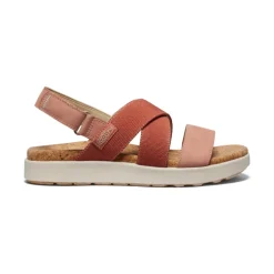 Sandales*KEEN Elle Criss Cross Sandal Pour Femme  |  Baked Clay/Cork BakedClay/Cork
