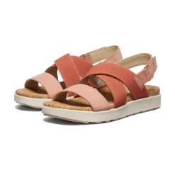 Sandales*KEEN Elle Criss Cross Sandal Pour Femme  |  Baked Clay/Cork BakedClay/Cork
