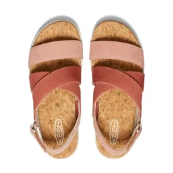 Sandales*KEEN Elle Criss Cross Sandal Pour Femme  |  Baked Clay/Cork BakedClay/Cork