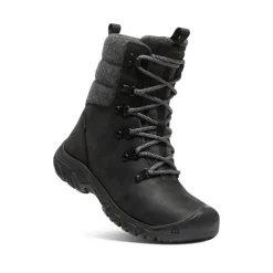 Imperméable À L'eau|Bottes*KEEN Greta Waterproof Boot Pour Femme  |  Black/Black Wool Black/BlackWool
