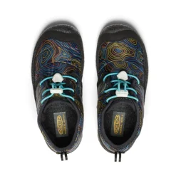 Bottes*KEEN Howser II Waterproof Chukka Pour Jeunes  |  Black/Reef Waters Black/ReefWaters