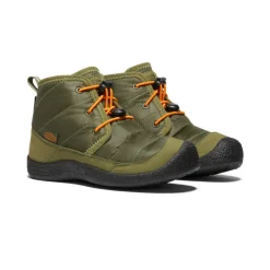 Bottes*KEEN Howser II Waterproof Chukka Pour Jeunes  |  Capulet Olive/Russet Orange CapuletOlive/RussetOrange