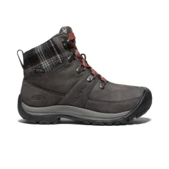 Imperméable À L'eau|Bottes*KEEN Kaci III Winter Waterproof Boot Pour Femme  |  Magnet/Black Plaid Magnet/BlackPlaid