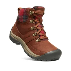 Imperméable À L'eau|Bottes*KEEN Kaci III Winter Waterproof Boot Pour Femme  |  Tortoise Shell/Red Plaid TortoiseShell/RedPlaid