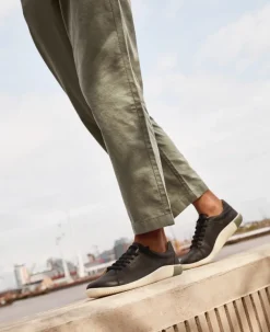 Chaussures*KEEN KNX Leather Sneaker  |  Black/Star White Black/StarWhite