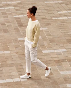 Chaussures*KEEN KNX Leather Sneaker  |  Star White/Star White StarWhite/StarWhite