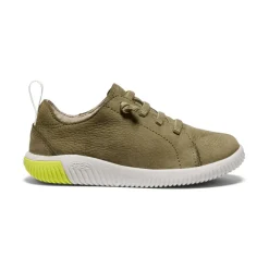 Chaussures*KEEN KNX Leather Sneaker Pour Enfants  |  Martini Olive/Evening Primrose MartiniOlive/EveningPrimrose