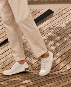 Chaussures*KEEN KNX Leather Sneaker Pour Homme  |  Star White/Star White StarWhite/StarWhite