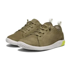 Chaussures*KEEN KNX Leather Sneaker Pour Jeunes  |  Martini Olive/Evening Primrose MartiniOlive/EveningPrimrose