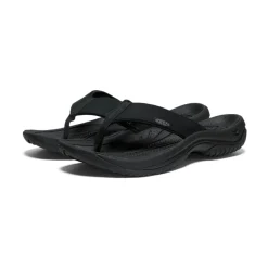 Sandales*KEEN Kona Leather Flip-Flop Pour Homme  |  Black/Steel Grey Black/SteelGrey