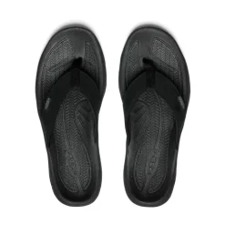 Sandales*KEEN Kona Leather Flip-Flop Pour Homme  |  Black/Steel Grey Black/SteelGrey