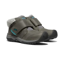 Bottes*KEEN Kootenay IV Waterproof Boot Pour Jeunes  |  Steel Grey/Porcelain SteelGrey/Porcelain