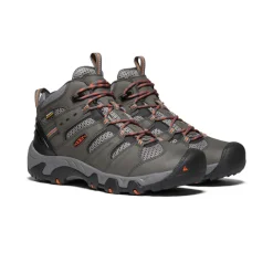 Imperméable À L'eau|Bottes*KEEN Koven Waterproof Hiking Boot Pour Homme  |  Magnet/Fired Brick Magnet/FiredBrick