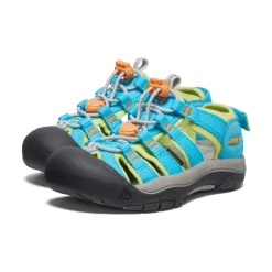 Sandales*KEEN Newport Boundless Sandal Pour Enfants  |  Blue Atoll/Daiquiri Green BlueAtoll/DaiquiriGreen