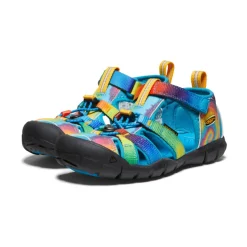 Sandales*KEEN Seacamp II CNX Pour Jeunes  |  Vivid Blue/Original Tie Dye VividBlue/OriginalTieDye