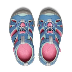 Sandales*KEEN Seacamp II CNX Pour Petit Enfants  |  Coronet Blue/Hot Pink CoronetBlue/HotPink