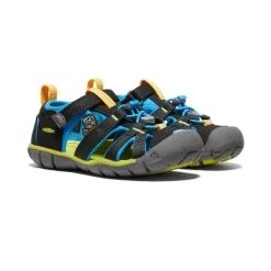 Sandales*KEEN Seacamp II CNX Pour Petit Enfants  |  Black/Brilliant Blue Black/BrilliantBlue
