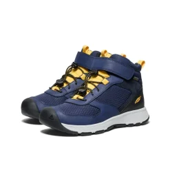 Bottes*KEEN Skua Waterproof Boot Pour Jeunes  |  Naval Academy/Yolk Yellow NavalAcademy/YolkYellow