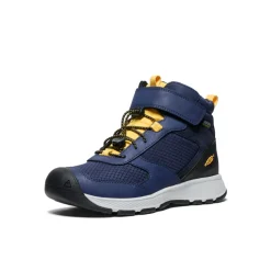 Bottes*KEEN Skua Waterproof Boot Pour Jeunes  |  Naval Academy/Yolk Yellow NavalAcademy/YolkYellow