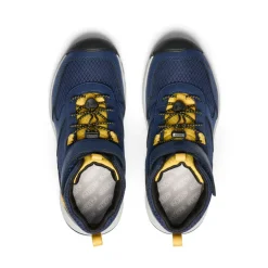 Bottes*KEEN Skua Waterproof Boot Pour Jeunes  |  Naval Academy/Yolk Yellow NavalAcademy/YolkYellow