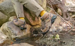 Imperméable À L'eau|Bottes*KEEN Targhee II Mid Waterproof Hiking Boots Pour Homme  |  Black Olive/Yellow BlackOlive/Yellow