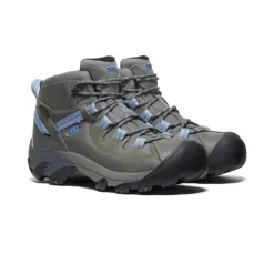 Imperméable À L'eau|Bottes*KEEN Targhee II Waterproof Mid Pour Femme  |  Steel Grey/Hydrangea SteelGrey/Hydrangea