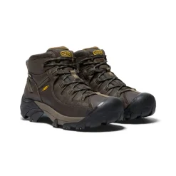 Large|Imperméable À L'eau*KEEN Targhee II Waterproof Mid Wide Pour Homme  |  Canteen/Dark Olive Canteen/DarkOlive