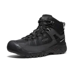 Imperméable À L'eau|Bottes*KEEN Targhee III Waterproof Mid Pour Homme  |  Triple Black TripleBlack