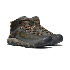 Imperméable À L'eau|Bottes*KEEN Targhee III Waterproof Mid Pour Homme  |  Black Olive/Golden Brown BlackOlive/GoldenBrown
