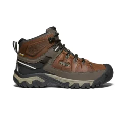 Imperméable À L'eau|Bottes*KEEN Targhee III Waterproof Mid Pour Homme  |   Chestnut/Mulch